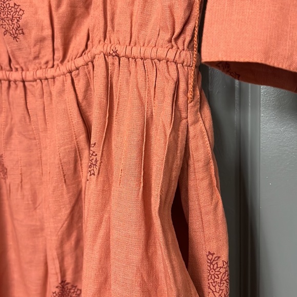 Kopal Anthropologie Women’s Janki Dress Brick Block Print Size XS 2-4 - Picture 12 of 15